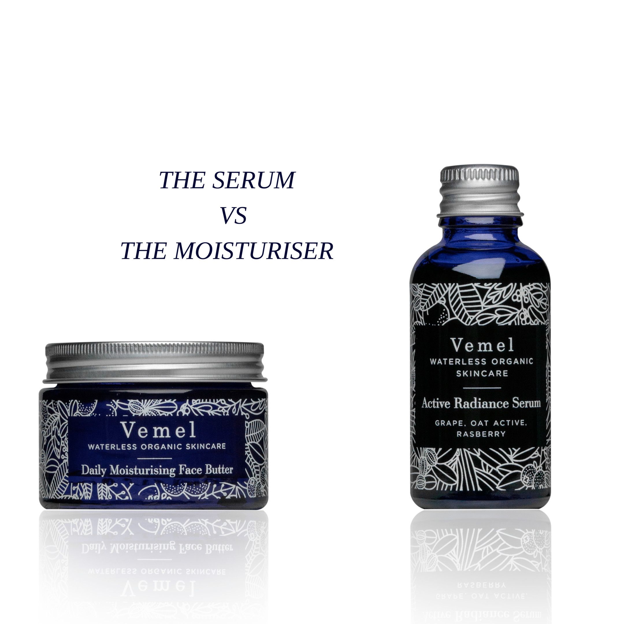 The Serum Vs The Moisturiser (and why we need both!) Vemel