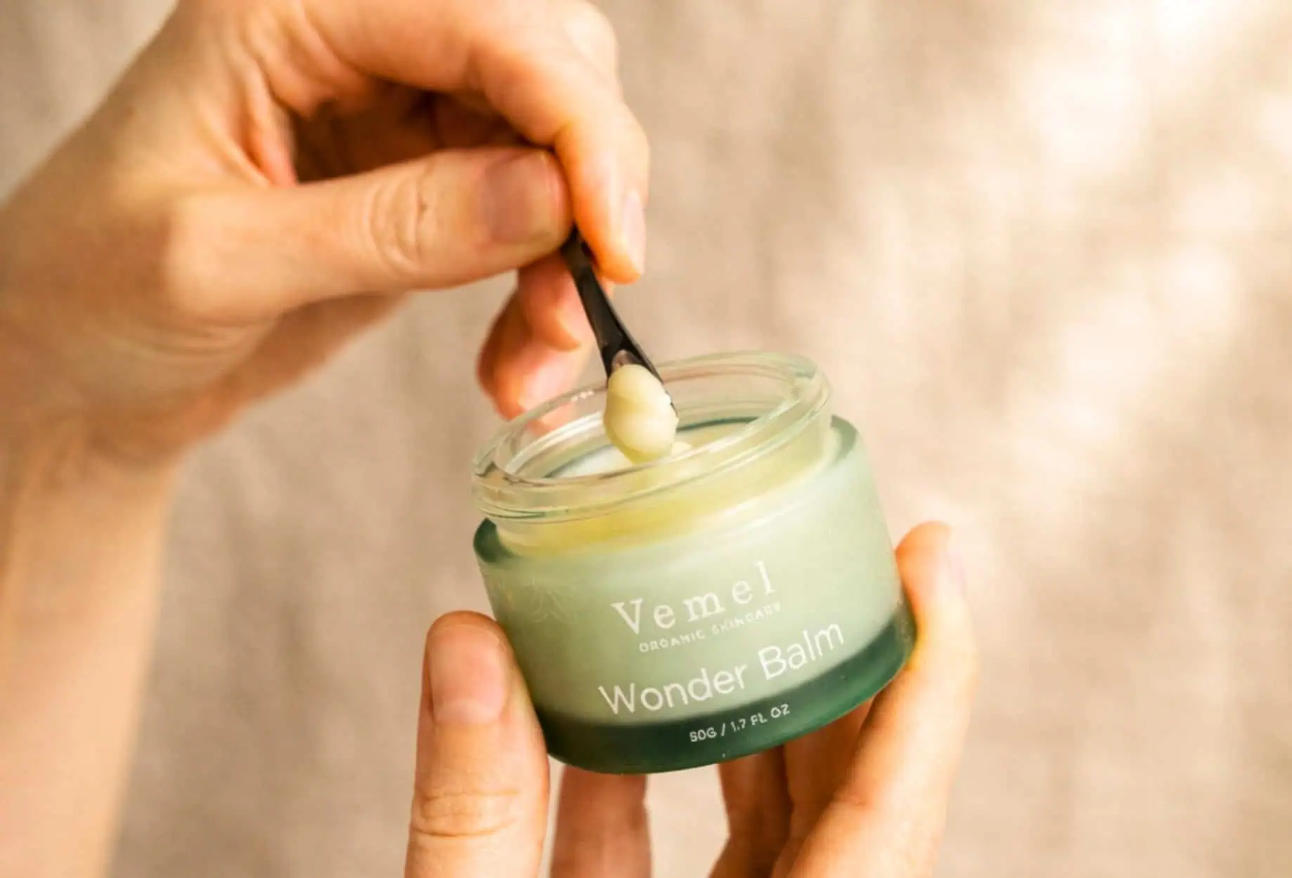 Organic eczema balm supporting sensitive skin barrier