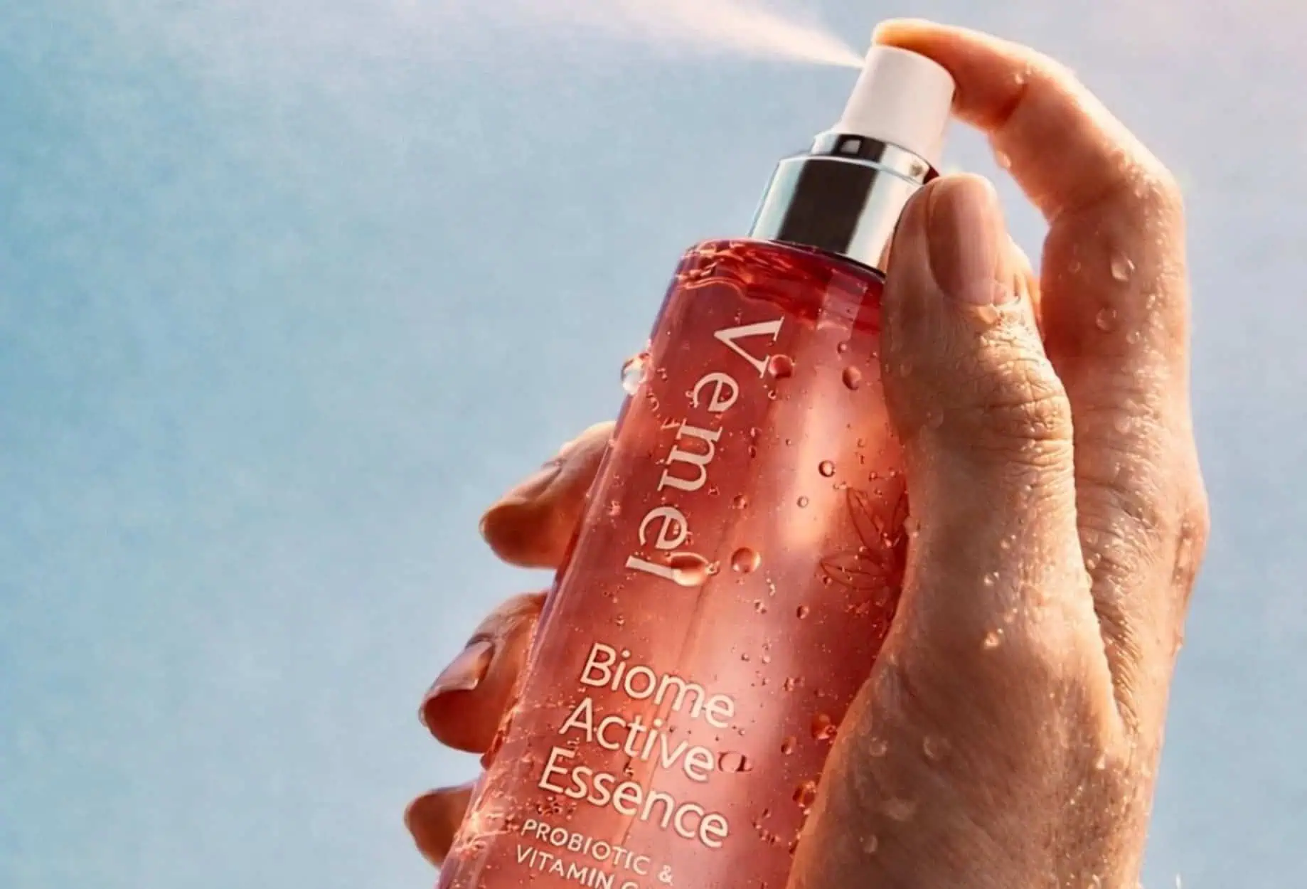 Biome Active Essence probiotic mist supporting barrier and reducing TEWL