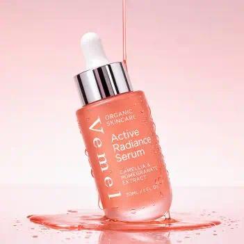 organic active radiance serum for brighter skin