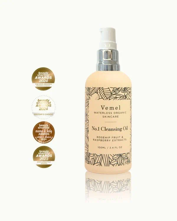 Organic cleansing oil waterless cleanser for sensitive skin