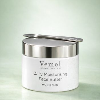 Vemel waterless organic daily moisturising face butter nourishing dry and sensitive skin