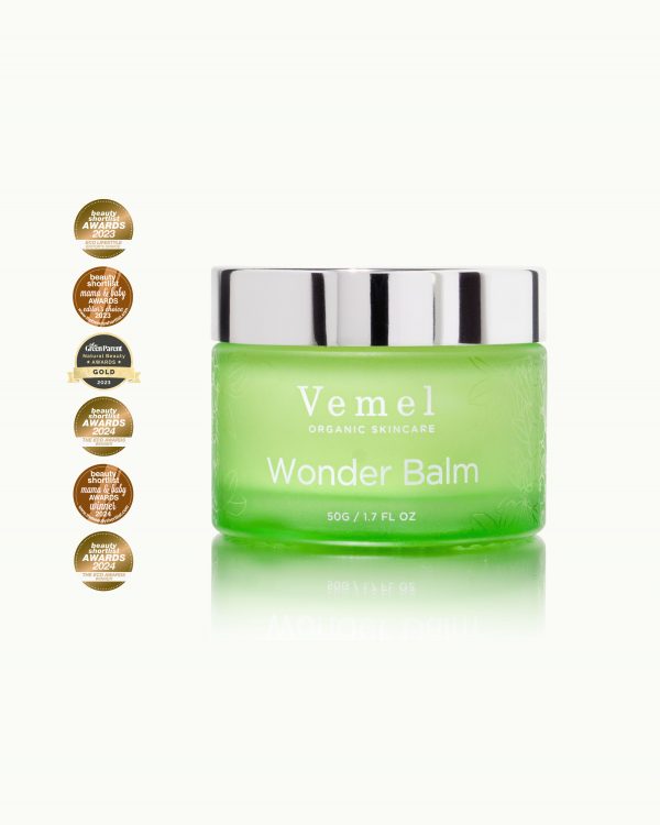 Waterless organic skin barrier balm for sensitive and reactive skin