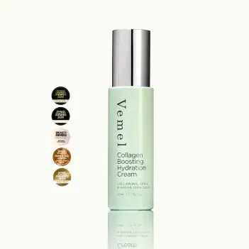 Waterless collagen face cream supporting skin barrier hydration