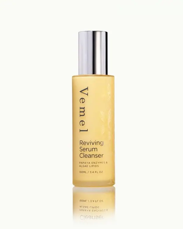 Waterless reviving serum cleanser for sensitive skin