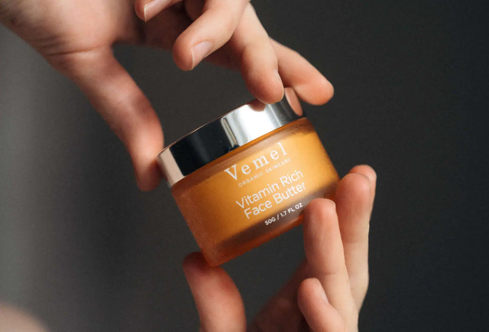 Organic waterless face butter supporting skin barrier health