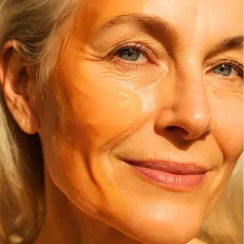 Glow resurfacing mask suitable for mature and sensitive skin