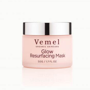 Waterless organic glow resurfacing mask supporting skin barrier and radiance