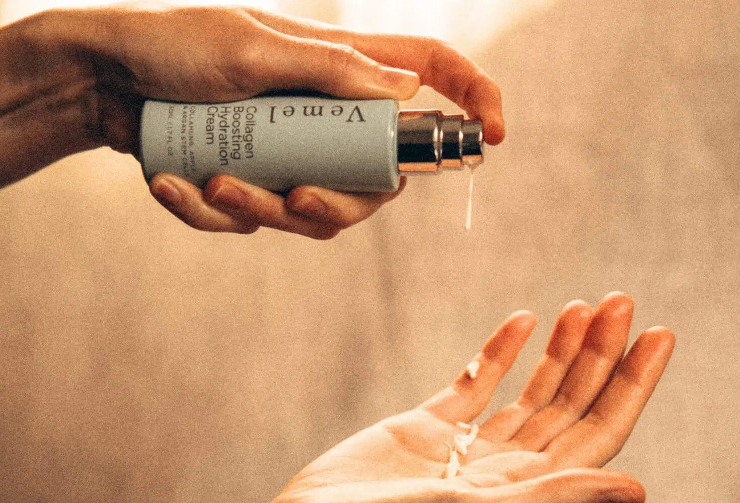 Waterless collagen boosting hydration cream for sensitive skin